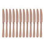 Couteaux de table cuivre Olympia Cyprium (lot de 12) — HC340