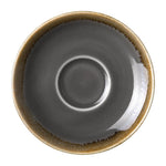 Soucoupe espresso Olympia Kiln grise 115mm (lot de 6) — HC389