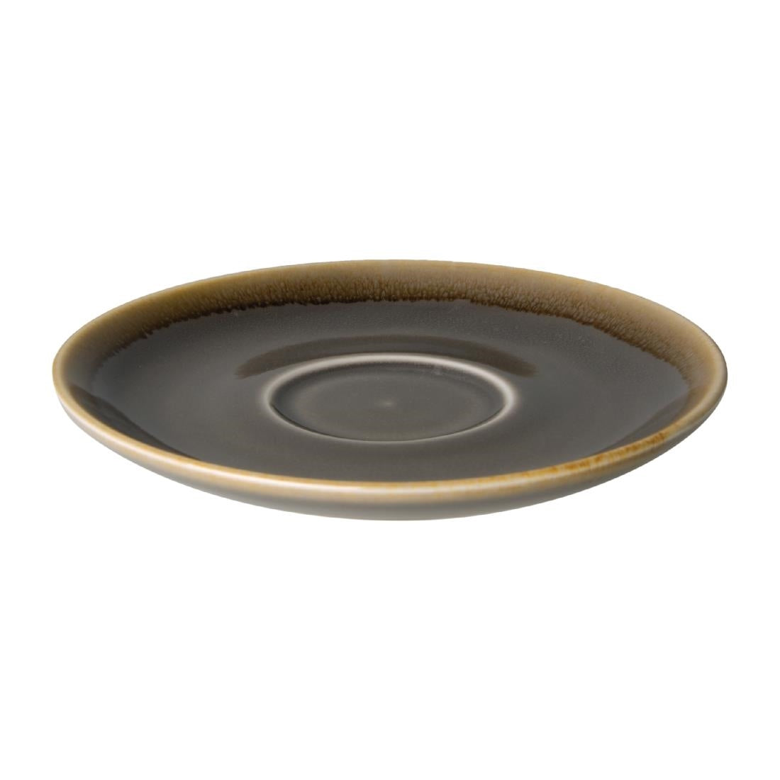 Soucoupe Olympia Kiln couleur grise 140mm (lot de 6) — HC391