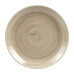 Assiettes rondes Churchill Stonecast Patina Antique Taupe 217mm (Lot de 12) — HC788