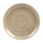 Assiettes rondes Churchill Stonecast Patina Antique Taupe 165mm (Lot de 11) — HC789