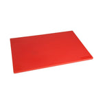 Planche à découper antibactérienne basse densité Hygiplas rouge — HC859