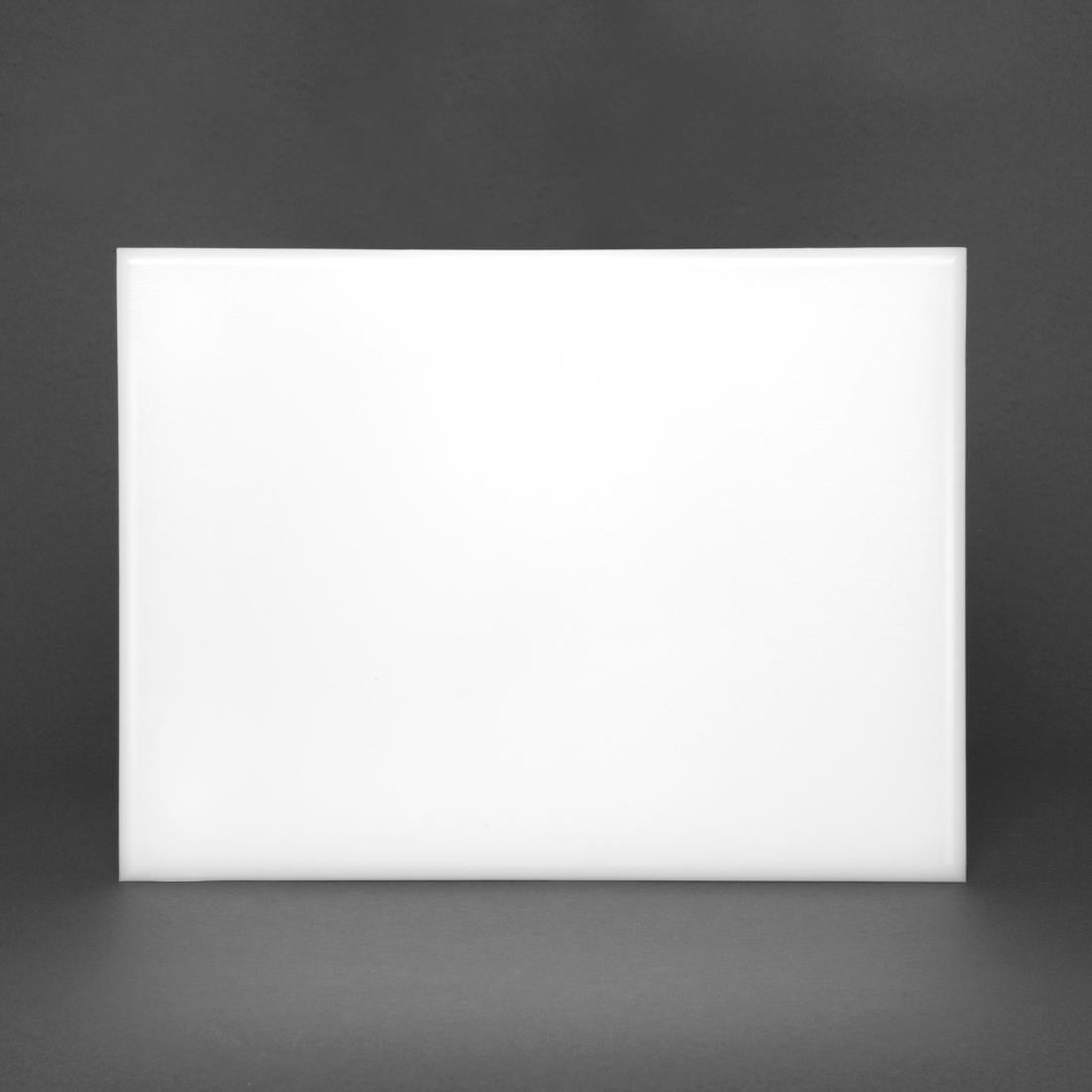 Petite planche à découper haute densité Hygiplas blanche — HC867