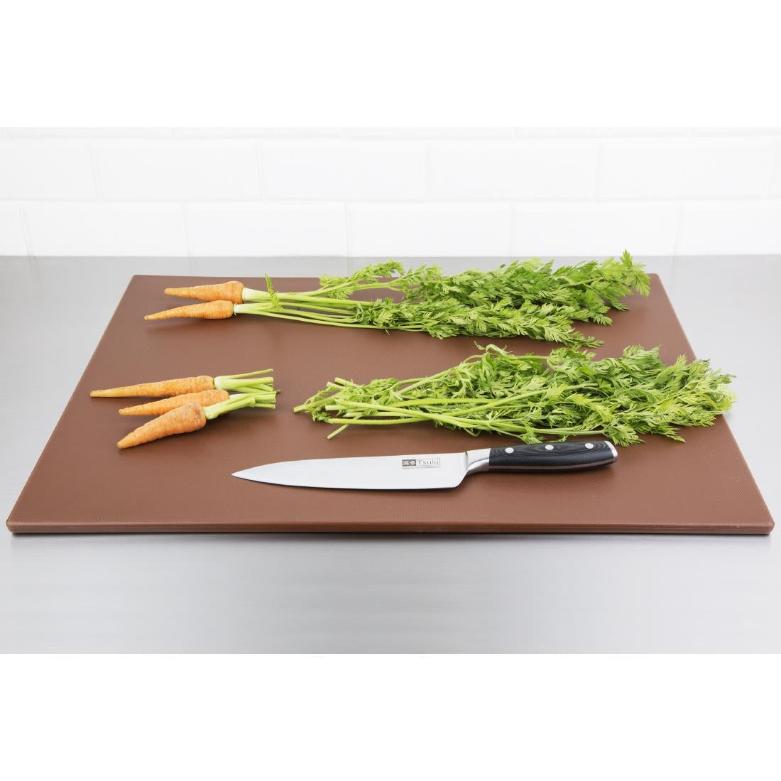 Grande planche à découper basse densité Hygiplas marron — HC873