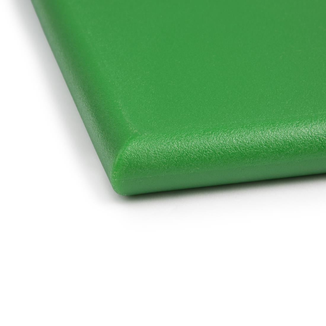Grande planche à découper épaisse basse densité Hygiplas verte — HC876