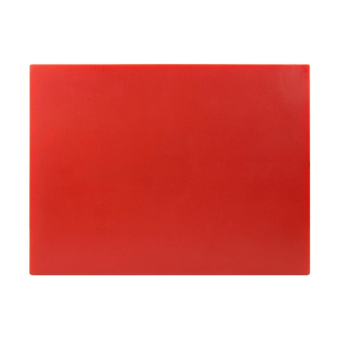 Grande planche à découper basse densité Hygiplas rouge — HC877