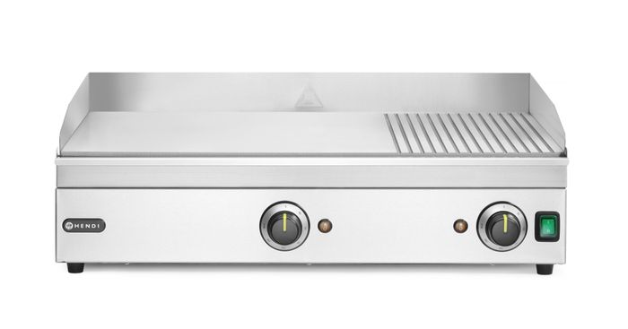 Bakplaat 1/3 geribbeld, HENDI, Kitchen Line, 230V/3500W, 697x474x(H)241mm — 154960