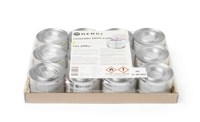 Pâte combustible pour chafing dish en boîte, HENDI, 12 u — 194362