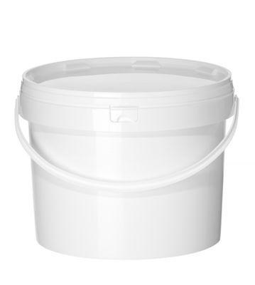 Emmer, HENDI, Bedrukbaar/etiketteerbaar oppervlak: 810x155 mm., 11,3L, Wit, ⌀300x(H)230mm — 196007