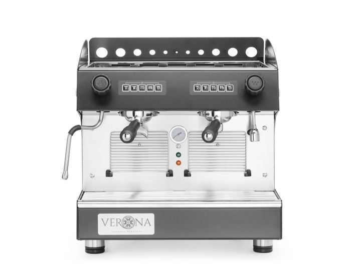 Koffiemachine Julia Compact, 2 groepen, automatisch, Verona, Zwart, 230V/2700W, 475x563x(H)530mm — 207499