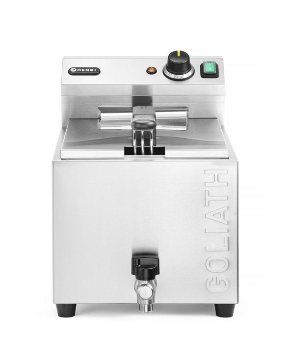Friteuse XL met aftapkraan HENDI GOLIATH, HENDI, 10L, 400V/10200W, 300x585x(H)392mm — 209431