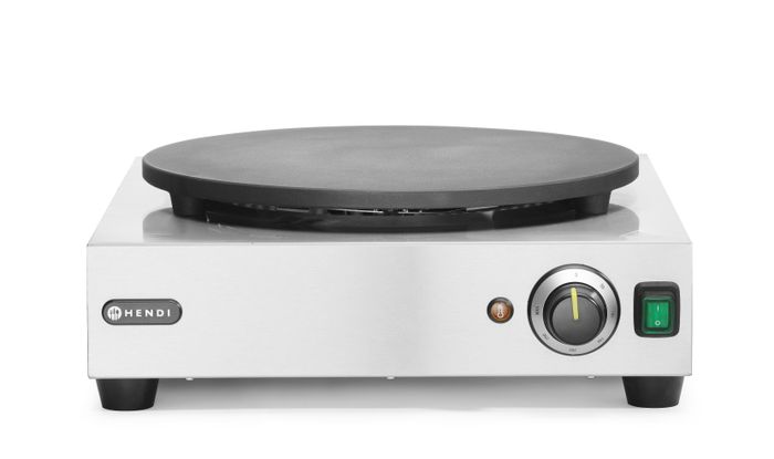 Crêpe bakplaat, HENDI, 230V/3000W, 458x520x(H)165mm — 212028