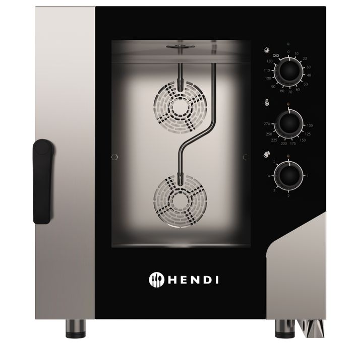 Hetelucht stoomoven CONTROL 7x GN1/1, HENDI, 400V/10400W, 730x855x(H)850mm — 219928
