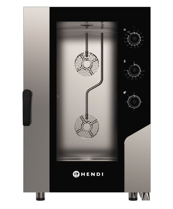 Hetelucht stoomoven CONTROL 11x GN1/1, HENDI, 400V/15400W, 730x855x(H)1130mm — 219935