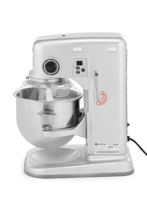 Planeetmenger, HENDI, Kitchen Line, 7L, Zilver, 230V/650W, 317x440x(H)490mm — 222829