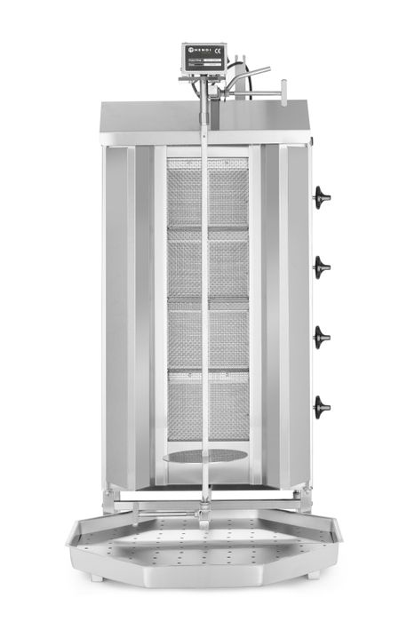 Grill à gaz à kebab, HENDI, Profi Line, 230V/16W, 13kW, 735x745x(H)1110mm — 226001