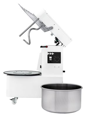 Pétrin à spirale avec tête relevable et cuve amovible, HENDI, 88 kg/h, 32L, 230V/1100W, 431x740x(H)804mm — 226353
