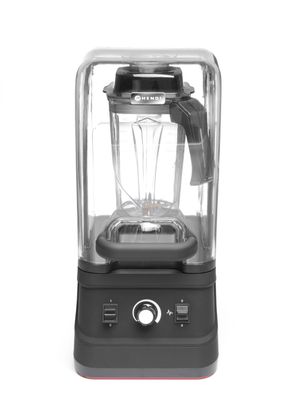 Blender Bar avec caisson insonorisant, HENDI, 2,5L, Noir, 230V/1680W, 250x300x(H)540mm — 230688