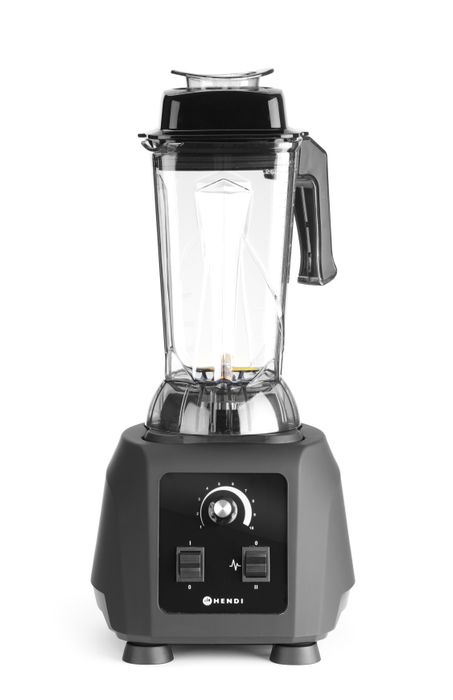 Blender Bar, manuel, HENDI, 2,5L, Noir, 230V/1680W, 320x250x(H)532mm — 230718