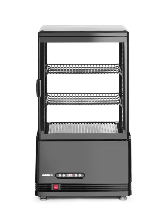 Koelvitrinekast 58L, Arktic, zwart, 230V/170W, 406x452x(H)830mm — 233627