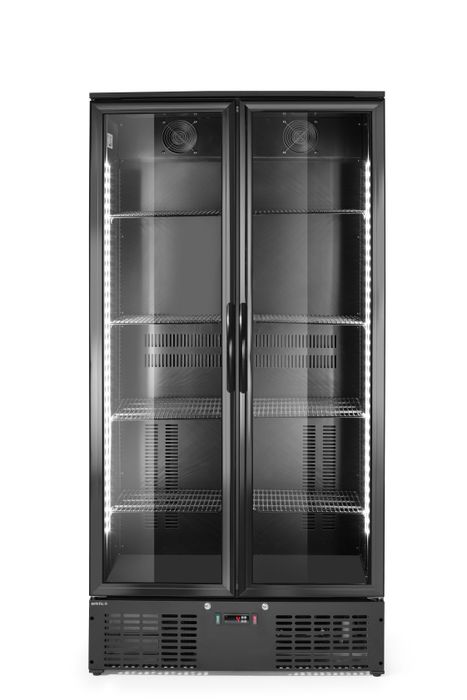 Arrière de bar double porte, Arktic, 477L, Noir, 230V/365W, 530x900x(H)1820mm — 237014