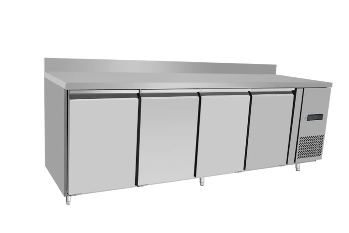 Koelwerkbank, 4 deuren, Arktic, Profi Line, 450L, 230V/400W, 700x2230x(H)839mm — 238165