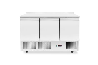 Réfrigérateur comptoir, 3 portes, Arktic, 254L, Argent, 230V/220W, 1365x700x(H)908mm — 238349