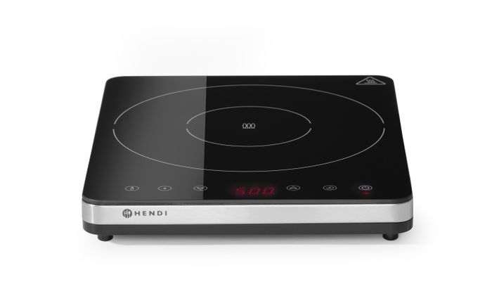 Inductiekookplaat model 2000, HENDI, Kitchen Line, 230V/2000W, 295x400x(H)42mm — 239230