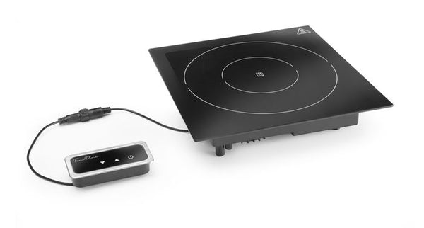 Plaque chauffante à induction, Fine Dine, Noir, 230V/1000W, 350x397x(H)85mm — 239551