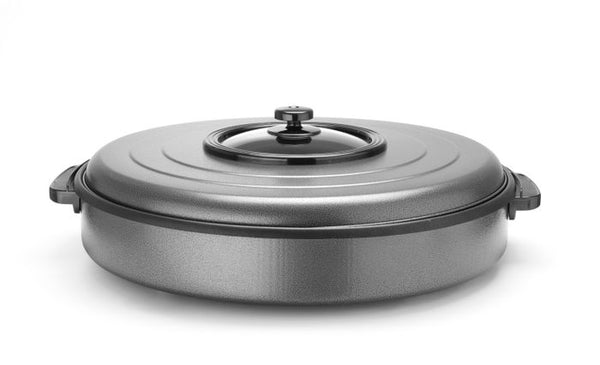 Partypan, HENDI, binnenpan 550x60mm, 230V/1600W, ⌀620x(H)170mm — 239605