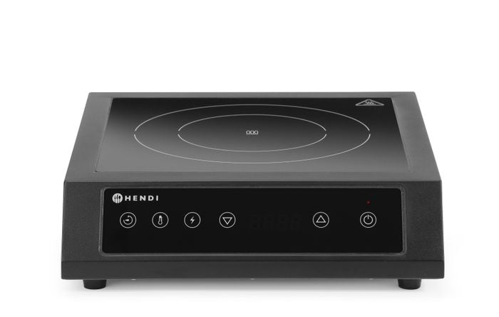 Inductiekookplaat 3500 D XL, HENDI, Zwart, 230V/3500W, 355x400x(H)100mm — 239957