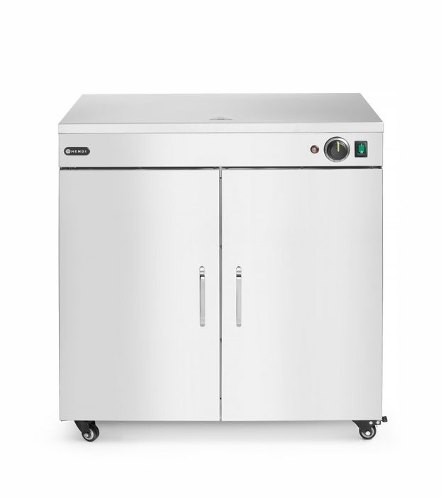 Bordenwarmer dubbel, HENDI, 230V/800W, 735x589x(H)766mm — 250174