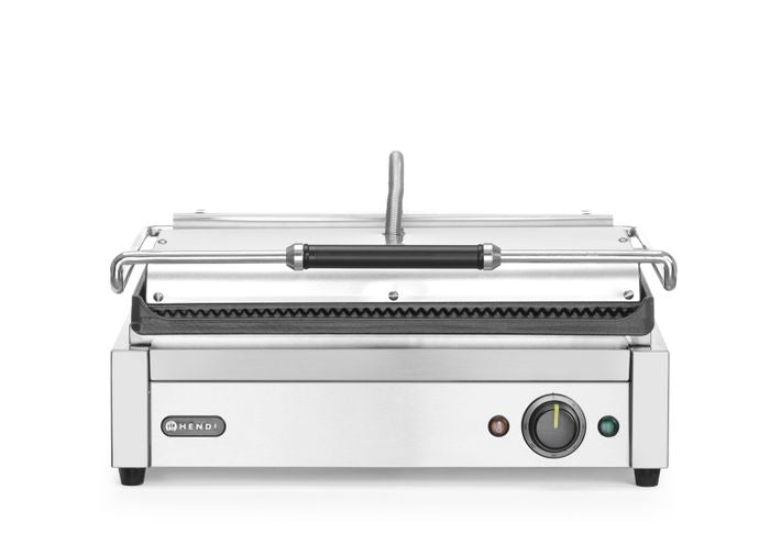 Contactgrill, kebab XL, HENDI, Zilver, 220-240V/3000W, 508x458x(H)234mm, Rechthoekig — 263532