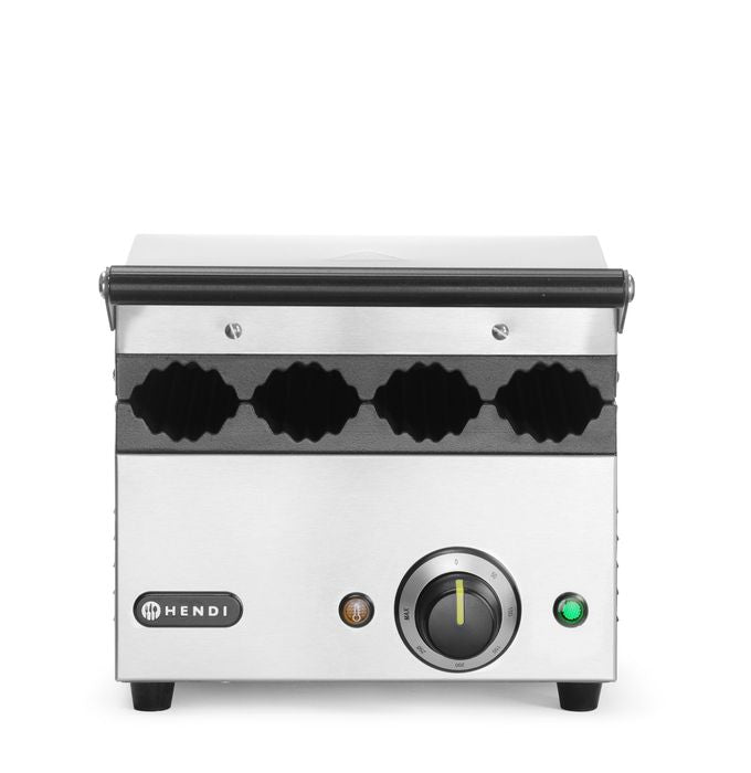 Grill de contact pour hot dogs et wraps, HENDI, 230V/1800W, 385x285x(H)254mm — 263594