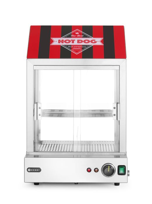 Hotdogstomer, HENDI, Zilver, 230V/2000W, 508x445x(H)693mm — 265048