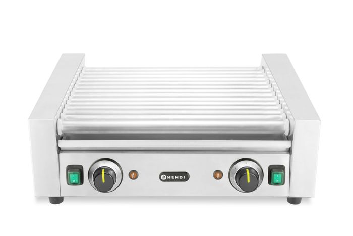 Worstenroller grill, 2 zones, HENDI, 230V/1230W, 566x640x(H)192mm — 268667