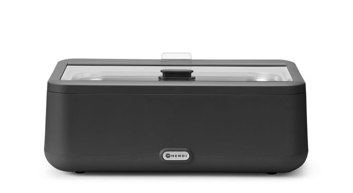 Chiller UNIQ, HENDI, designed by Robert Bronwasser, GN 1/1, Noir, 220-240V/120W, 607x398x(H)248mm — 272077
