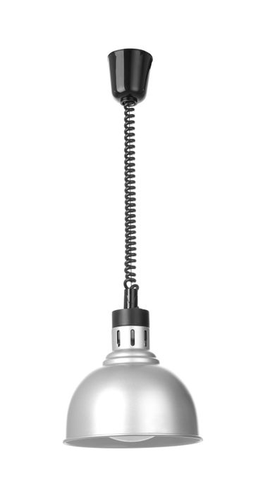 Lampe chauffante réglable, en forme de dôme, HENDI, Argent, 230V/250W, ⌀250x(H)207mm — 273609