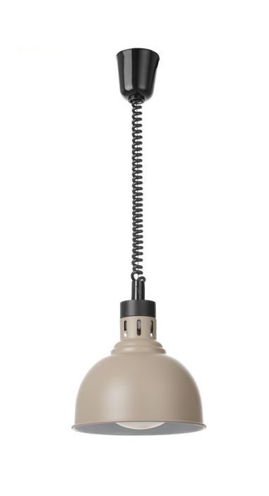 Lampe chauffante réglable, en forme de dôme, HENDI, Beige, 230V/250W, ⌀250x(H)207mm — 273647