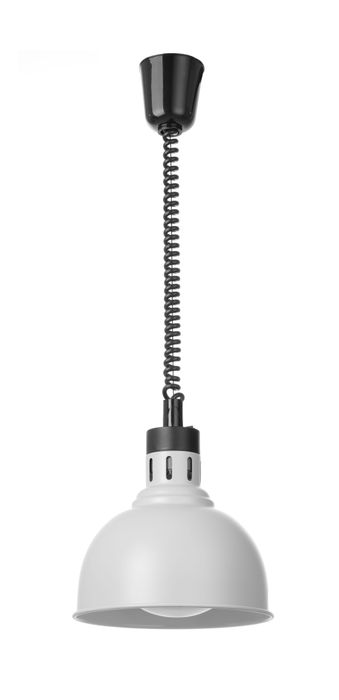 Warmtelamp verstelbaar, dome, HENDI, Wit, 230V/250W, ⌀250x(H)207mm — 273654