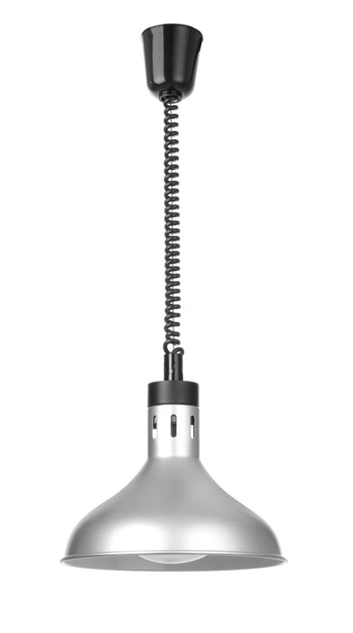 Warmtelamp verstelbaar, conisch/dome, HENDI, Zilver, 230V/250W, ⌀295x(H)207mm — 273661