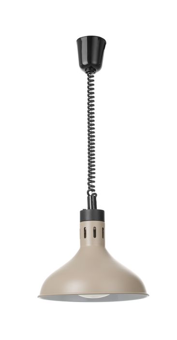Lampe chauffante réglable, forme cloche, HENDI, Beige, 230V/250W, ⌀295x(H)207mm — 273708