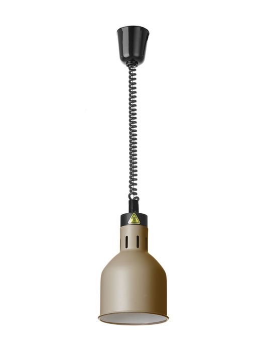 Lampe chauffante réglable, cylindrique, HENDI, Beige, 230V/375W, ⌀175x(H)250mm — 273784
