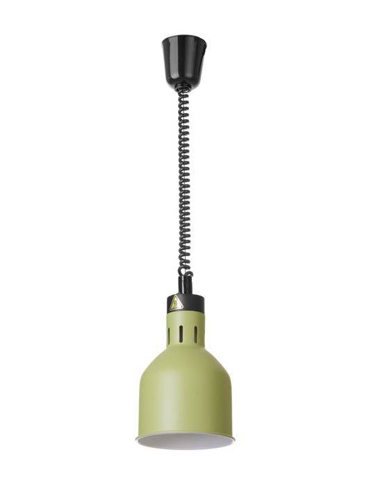 Lampe chauffante réglable, cylindrique, HENDI, Vert, 230V/375W, ⌀175x(H)250mm — 273791