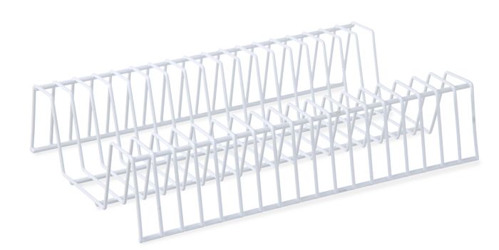 Rek voor 18 groentesnijder messen, HENDI, 400x250x(H)90mm — 280690
