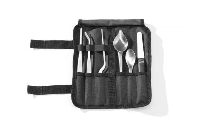 Chef opmaak set, 6 stuks, geborsteld, HENDI, 255x25x(H)100mm — 400081