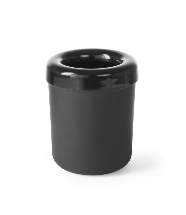 Tafelafvalbak of bestekhouder, HENDI, Zwart, ⌀130x(H)160mm — 421574