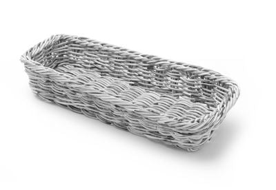 Corbeille à couvert, HENDI, Gris clair, 270x100x(H)45mm — 426081