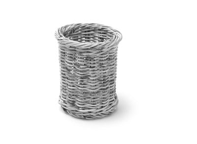Corbeille à couvert, HENDI, Gris clair, ⌀100x(H)120mm — 426197