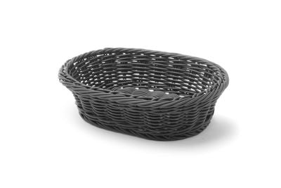 Broodmand ovaal, HENDI, Zwart, 250x190x(H)65mm — 426623